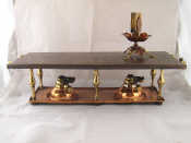 Appraisal: W A S Benson A steel and copper hotplate with