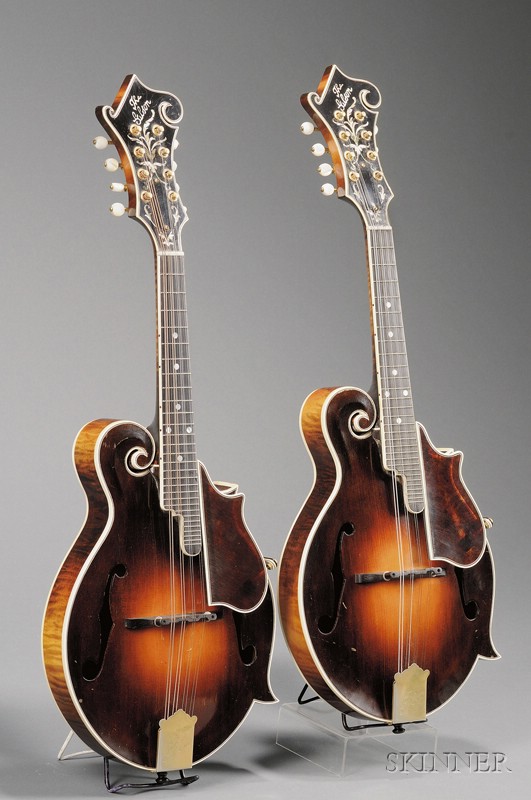 Appraisal: Pair of American Mandolins Gibson Mandolin-Guitar Company Kalamazoo Master Model