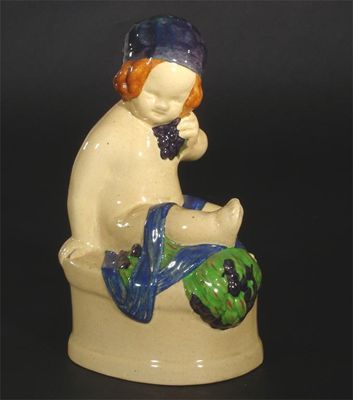 Appraisal: Buster Girl' an Ashtead Pottery figure designed by Phoebe Stabler