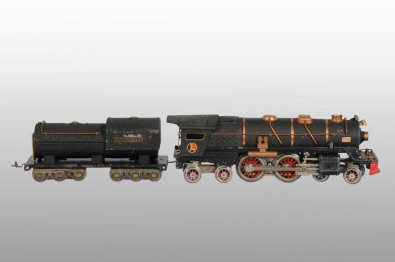 Appraisal: Lionel No E Crackle Black Locomotive Tender Description Pre-war Standard