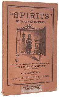 Appraisal: Davenport Brothers Spirit Mysteries Exposed New York Jesse Haney Company