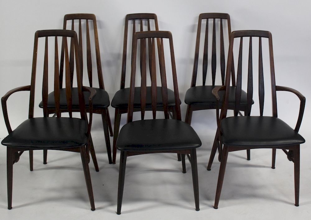 Appraisal: MIDCENTURY Set of Niels Koefed Dining Chairs Nice looking set