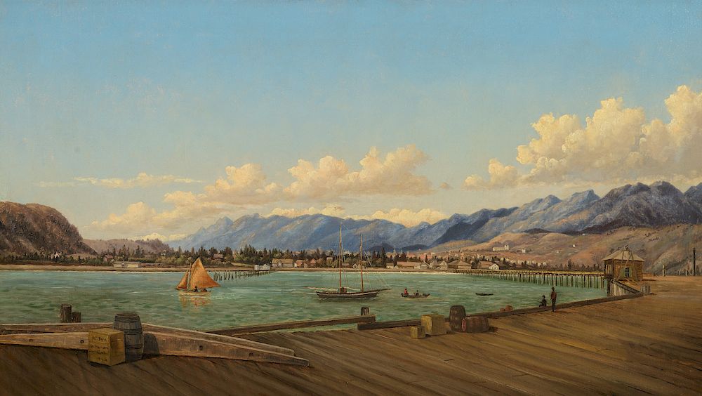 Appraisal: Henry Chapman Ford Santa Barbara from the Wharf Exclusive on