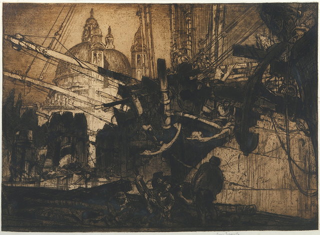 Appraisal: Frank Brangwyn British - Santa Maria Della Salute Venicesigned in