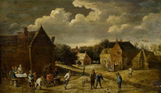 Appraisal: Follower of David Teniers the younger Flemish - possibly Matteus