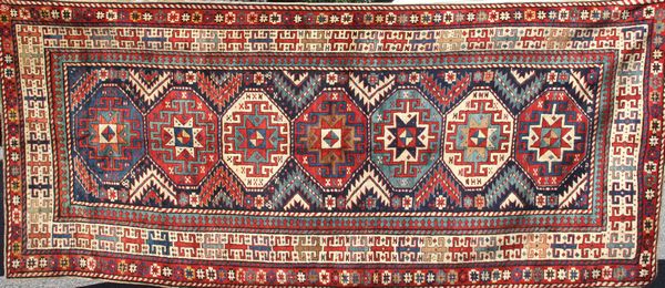 Appraisal: Russian Caucasian Genche rug ' x ' EST