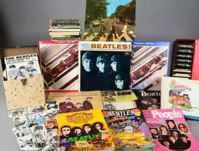 Appraisal: Beatles Memorabilia LP Albums rpm RecordsIncluding fifty long playing records