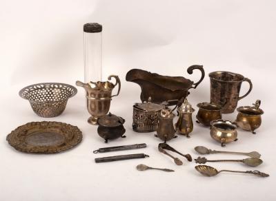 Appraisal: A quantity of silver various dates and makers to include