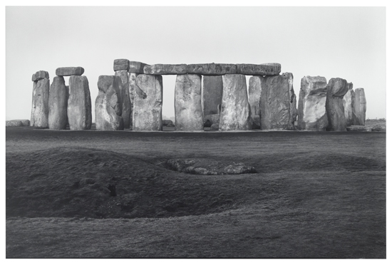 Appraisal: CAPONIGRO PAUL - Stonehenge Overview England Silver print x inches