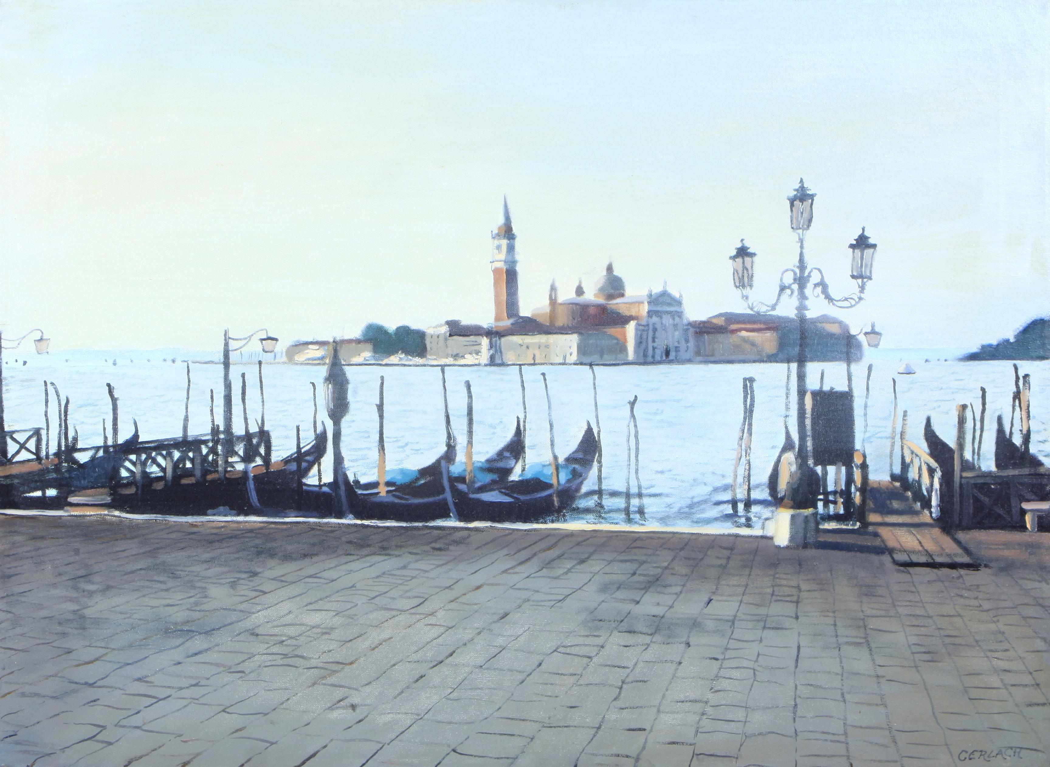 Appraisal: Christopher S Gerlach American born Morning Venice signed 'GERLACH' lower