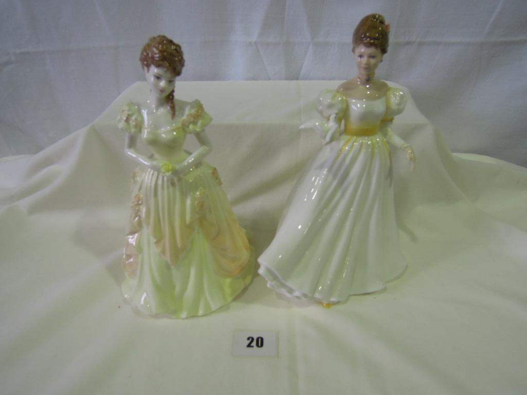 Appraisal: A Royal Doulton figure of Kathleen HN together with a