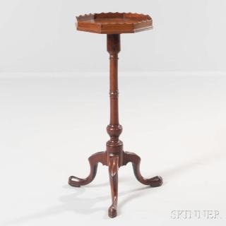 Appraisal: Mahogany Kettle Stand late th century with octagonal top and