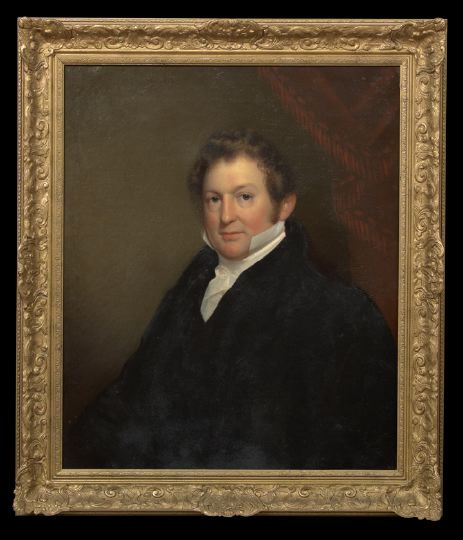 Appraisal: Attributed to Samuel Lovett Waldo American - Half-Portraits of a