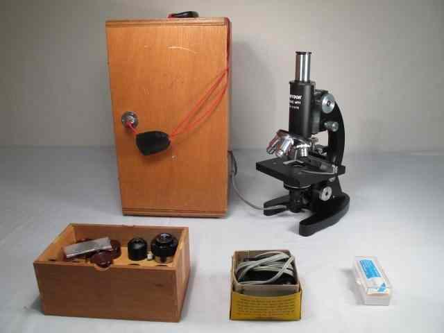 Appraisal: Unitron monocular Phase MPH microscope in fitted locking case Marked