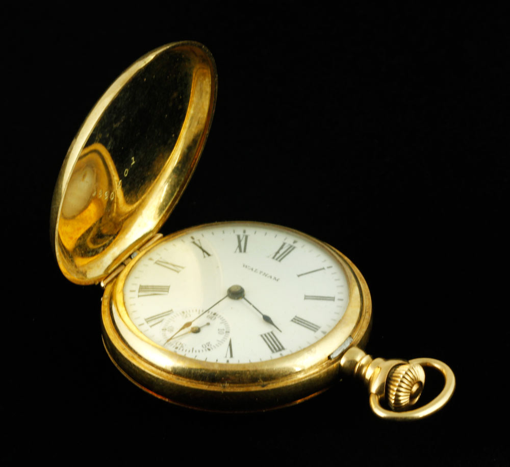 Appraisal: - K Gold Pocket Watch K gold pocket watch dia