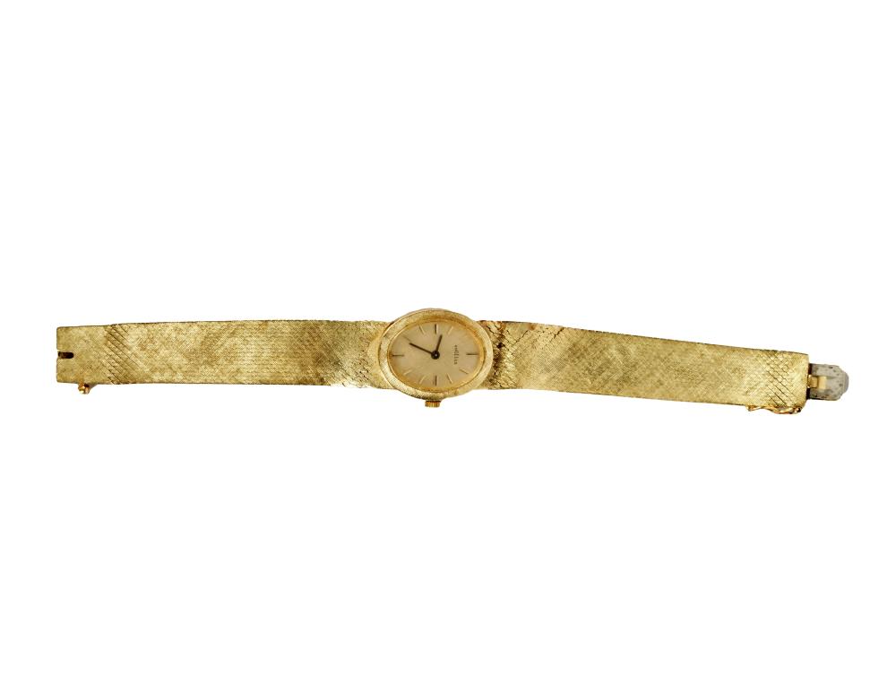 Appraisal: ANGELUS KARAT YELLOW GOLD WATCHthe dial signed 'Angelus' below position