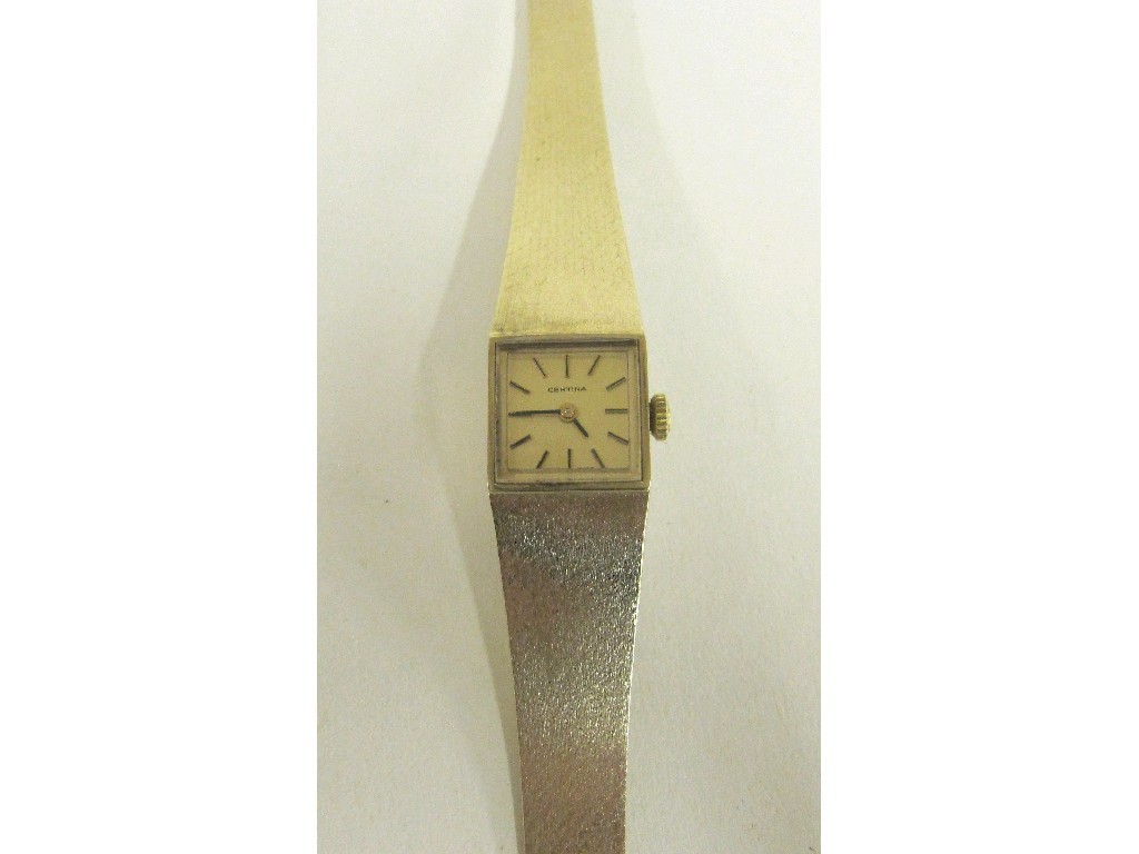 Appraisal: Ladies ct gold bracelet watch by Certina