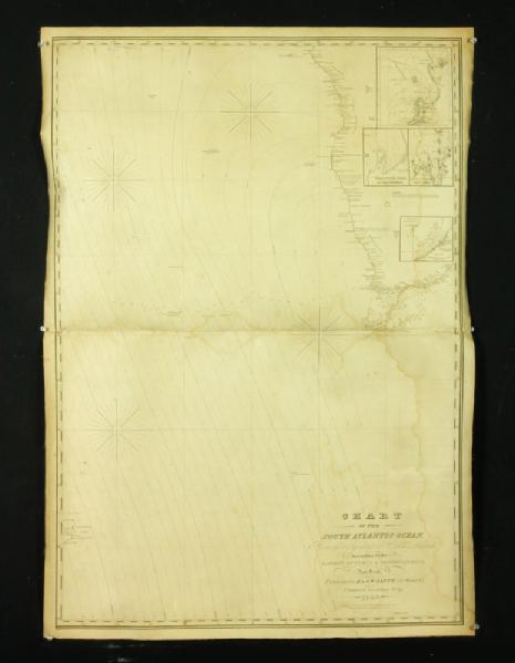 Appraisal: - E G W Blunt South Atlantic Ocean Chart E