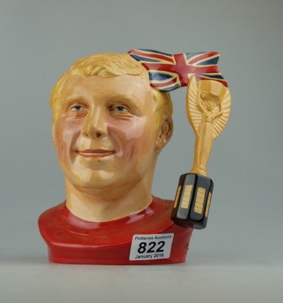 Appraisal: Royal Doulton Large Character Jug The Captain Bobby Moore D