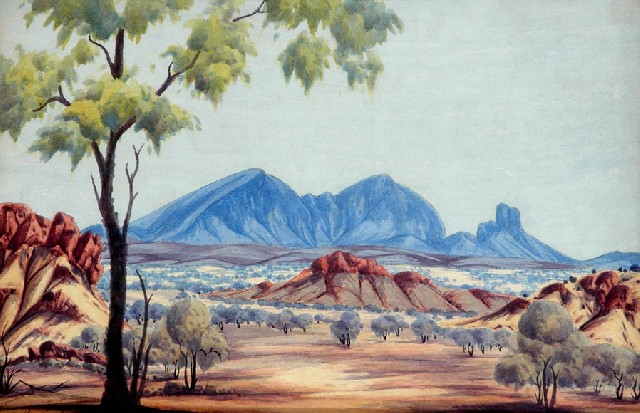 Appraisal: PAREROUL R REUBEN PAREROULTJA Hermannsburg Mission NT - Untitled watercolour