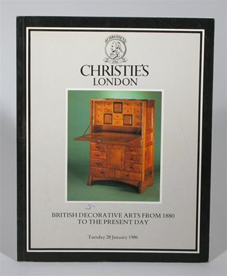 Appraisal: A selection of Decorative Arts catalogues with prices realised including