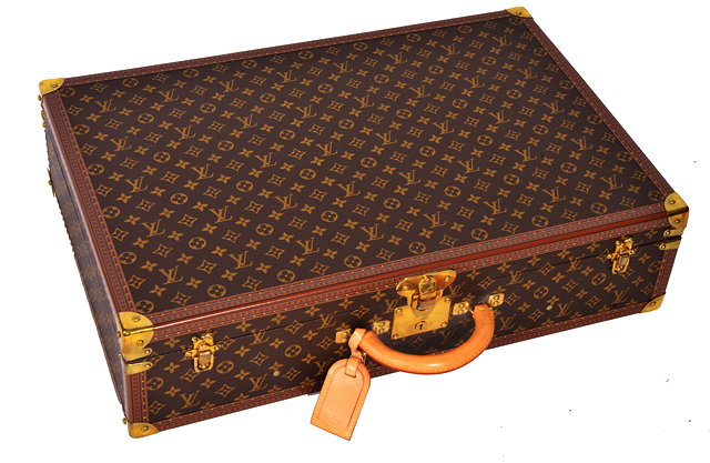 Appraisal: A LOUIS VUITTON 'BISTEN ' SUITCASE of typical form and