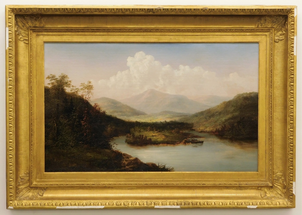 Appraisal: LG HUDSON RIVER IMPRESSIONIST LANDSCAPE PAINTING United States th CenturyDepicts