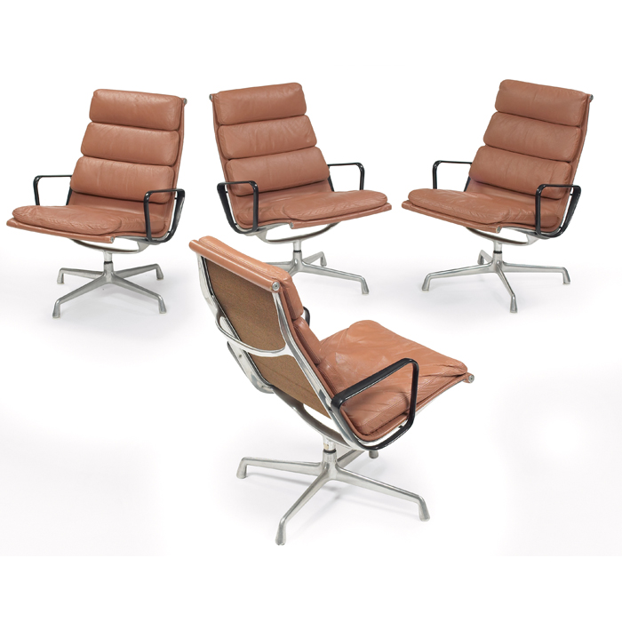 Appraisal: Charles Ray Eames Soft Pad lounge chairs by Herman Miller