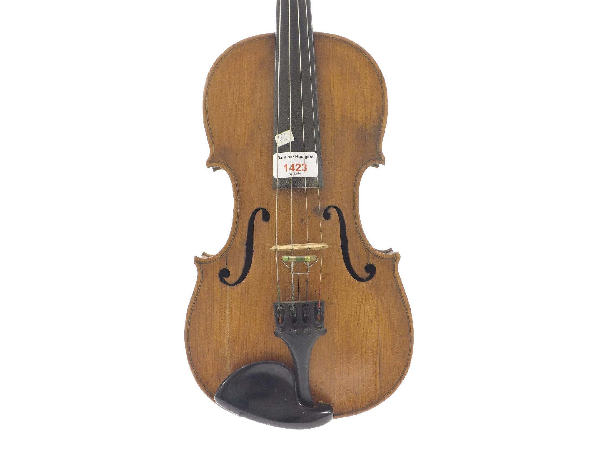 Appraisal: German violin of the Pfretzschner School circa cm