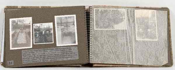 Appraisal: German WWII Photo Album of Kurt Erich Hans Grybski Kurt