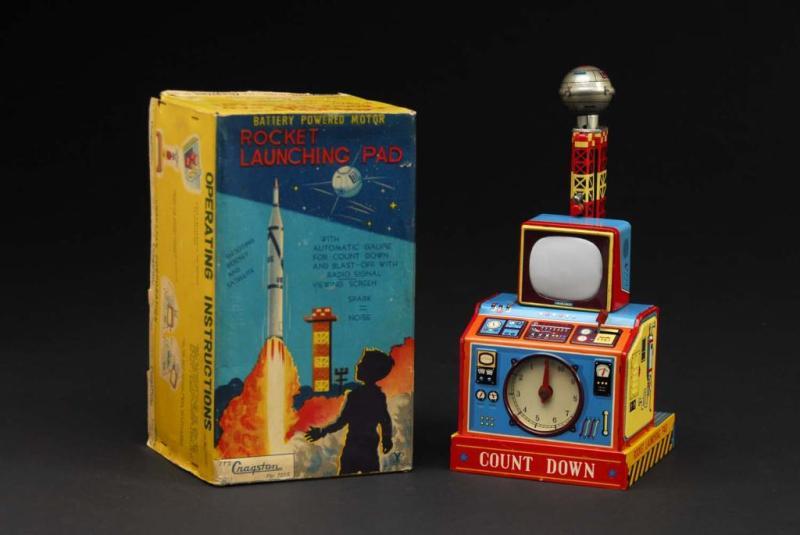 Appraisal: Rocket Launching Pad Countdown Toy Description Japanese Made by Yonesowa