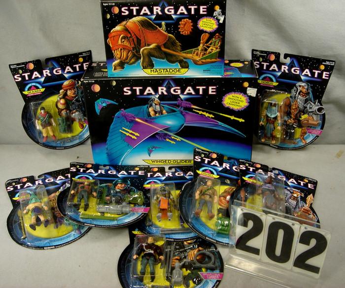 Appraisal: Lot of Stargate Figures Mastadge and Winged Glider mint in