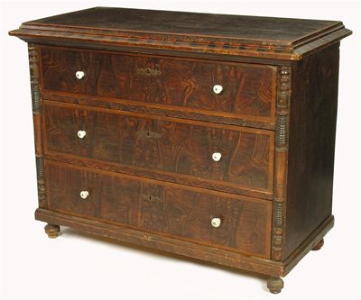 Appraisal: A th century European painted commode with later handles and