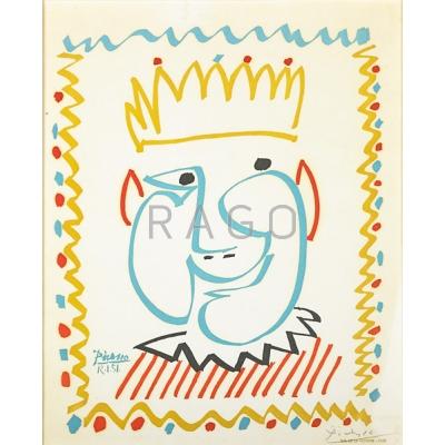 Appraisal: After Pablo Picasso Spanish - Poster for Nice Carnival Lithograph