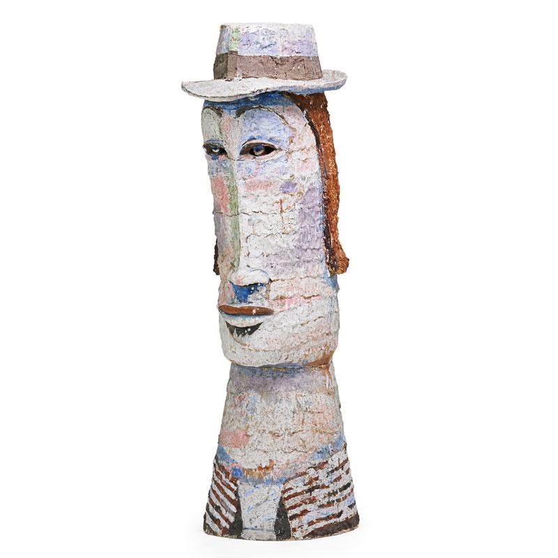 Appraisal: PETER VANDENBERGE Massive ceramic sculpture Condition Report Excellent condition