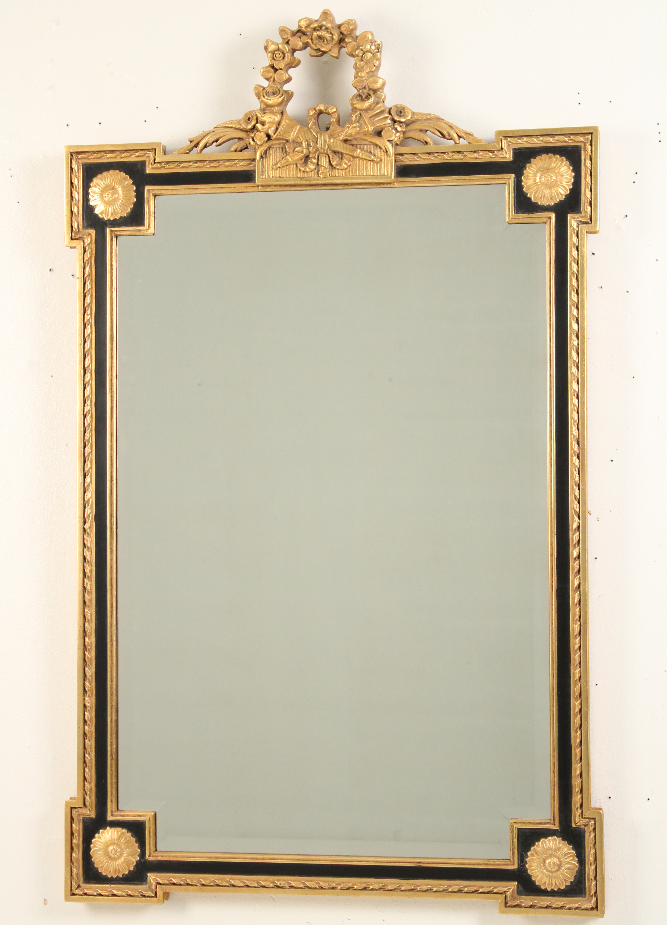 Appraisal: FRENCH REGENCY STYLE MIRROR French regency style mirror with quiver