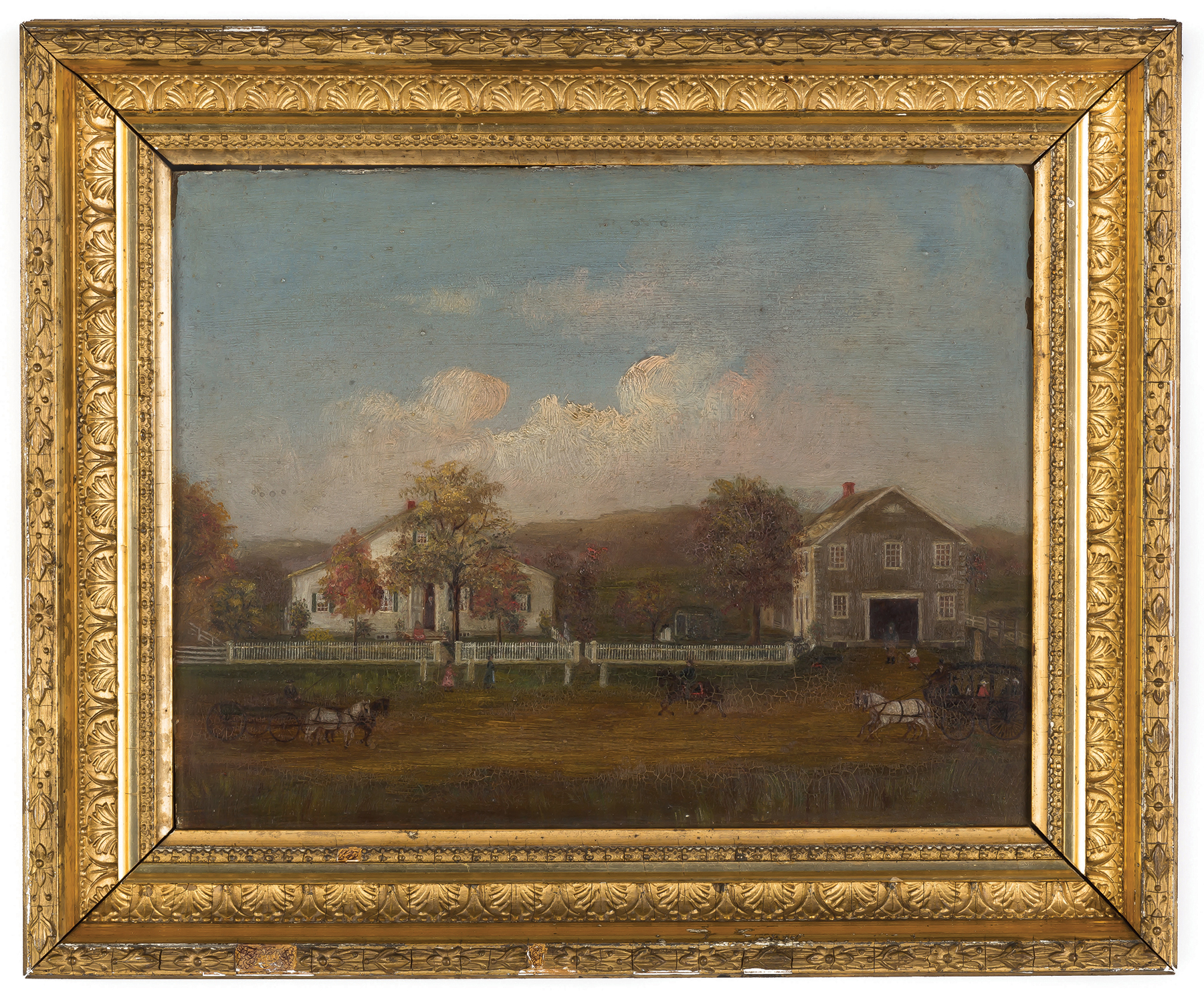 Appraisal: Painting of the Walter H Smith Farm Marion NY th