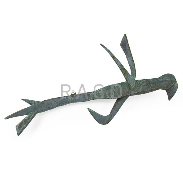 Appraisal: MAX FINKELSTEIN Patinated bronze sculpture Condition Report Light oxidation to