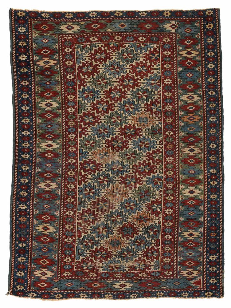 Appraisal: Kazak Rug Persian early to mid th century white field