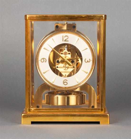 Appraisal: LeCoultre Atmos clock th century in H in W at