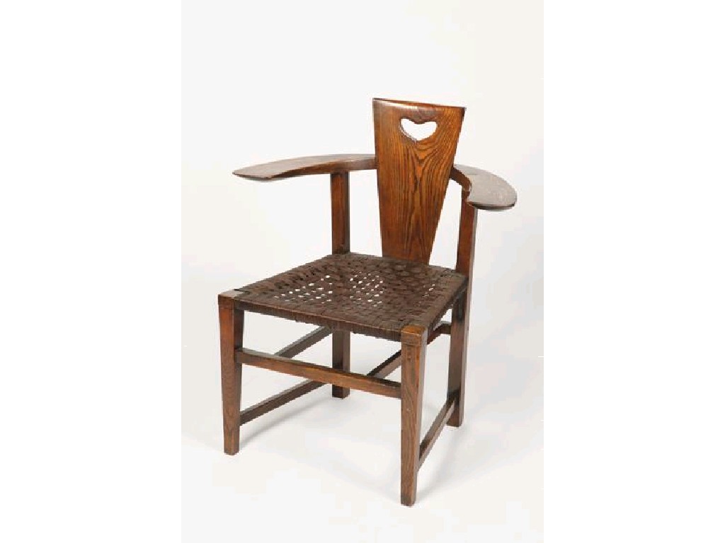 Appraisal: GEORGE WALTON AN ABINGWOOD CHAIR with a tapering back splat