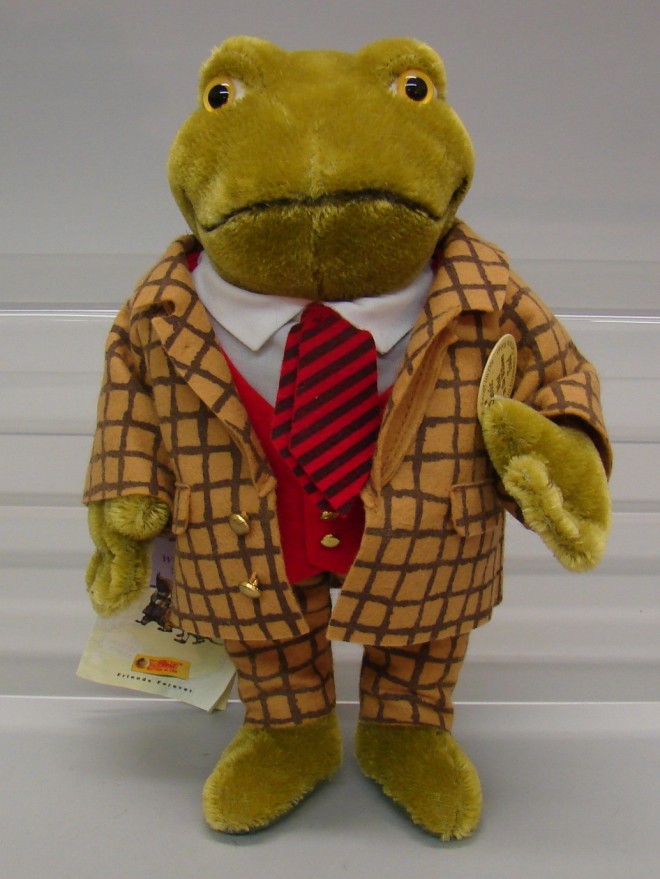 Appraisal: Green mohair Classic Wind in The Willows Toad Dressed in