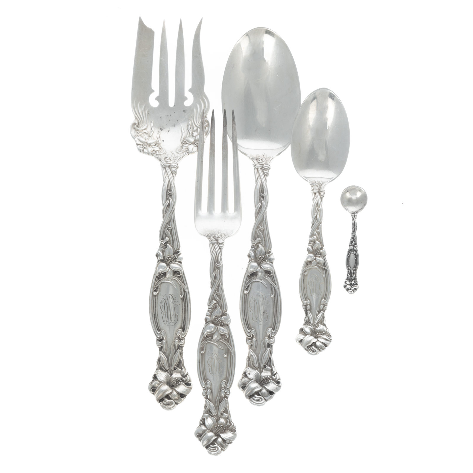 Appraisal: INTERNATIONAL STERLING FRONTENAC FLATWARE Including twelve dinner forks teaspoons six