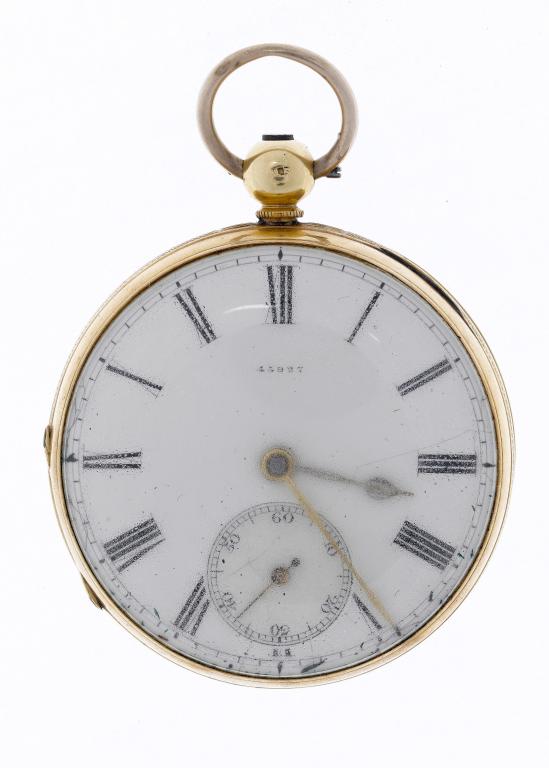 Appraisal: A VICTORIAN CT GOLD LEVER WATCH numbered on the enamel