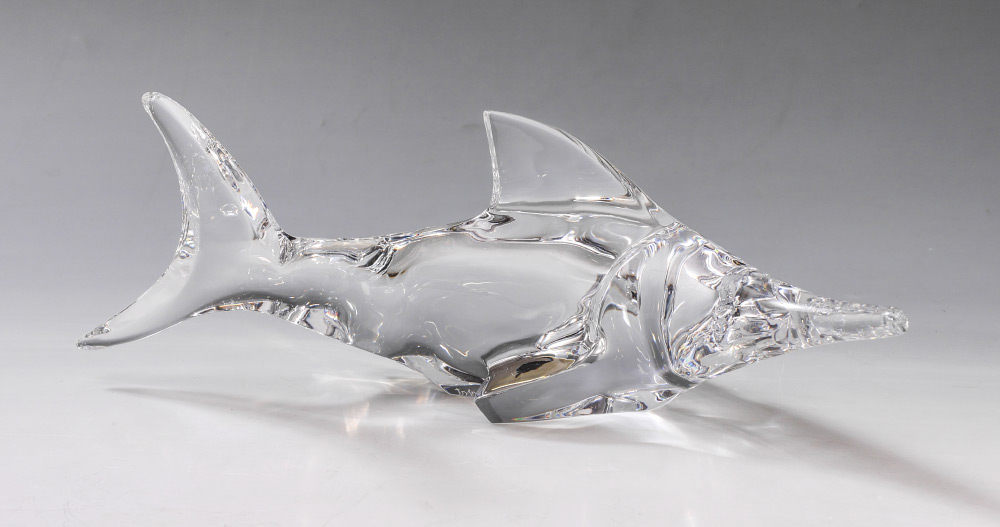 Appraisal: BACCARAT CRYSTAL SWORD FISH '' Long '' Tall