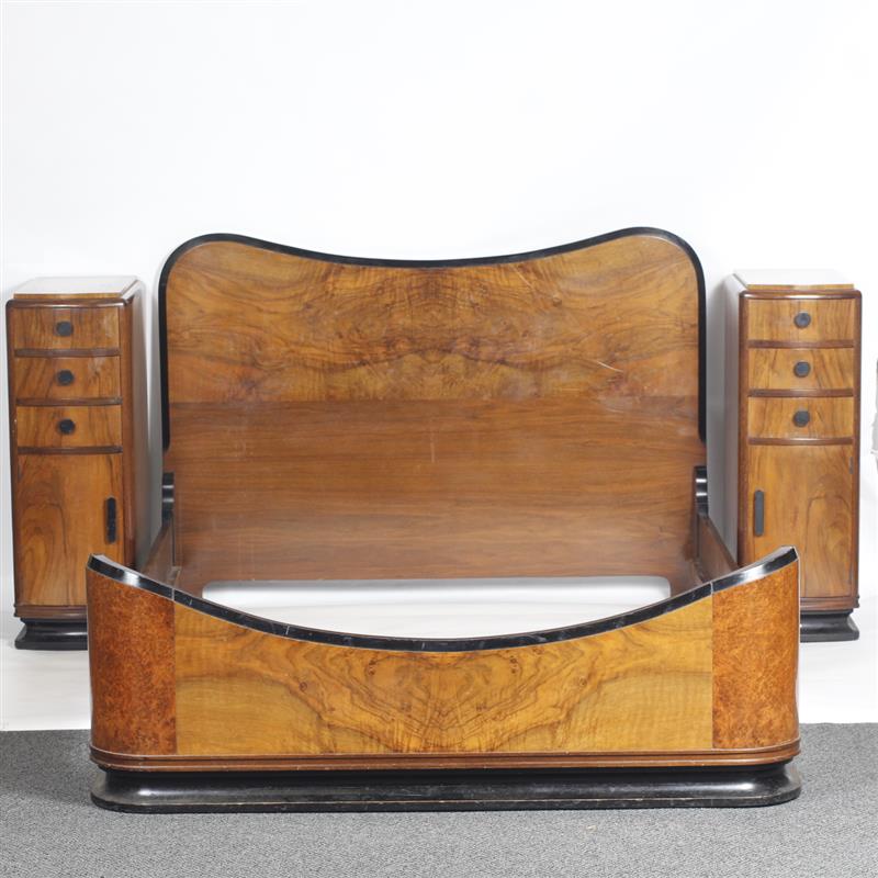 Appraisal: Johnson Furniture Co Grand Rapids MI Art Deco bedroom suite