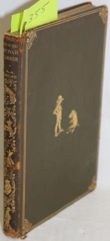 Appraisal: A A MILNE THE HOUSE AT POOH CORNER FIRSTEDITION BOOK