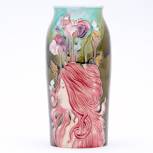 Appraisal: JOHANN VON SCHWARZ Art Nouveau vase decorated in cuenca with