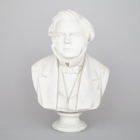 Appraisal: Robinson Leadbeater Parian Bust of Rt Hon John Bright M