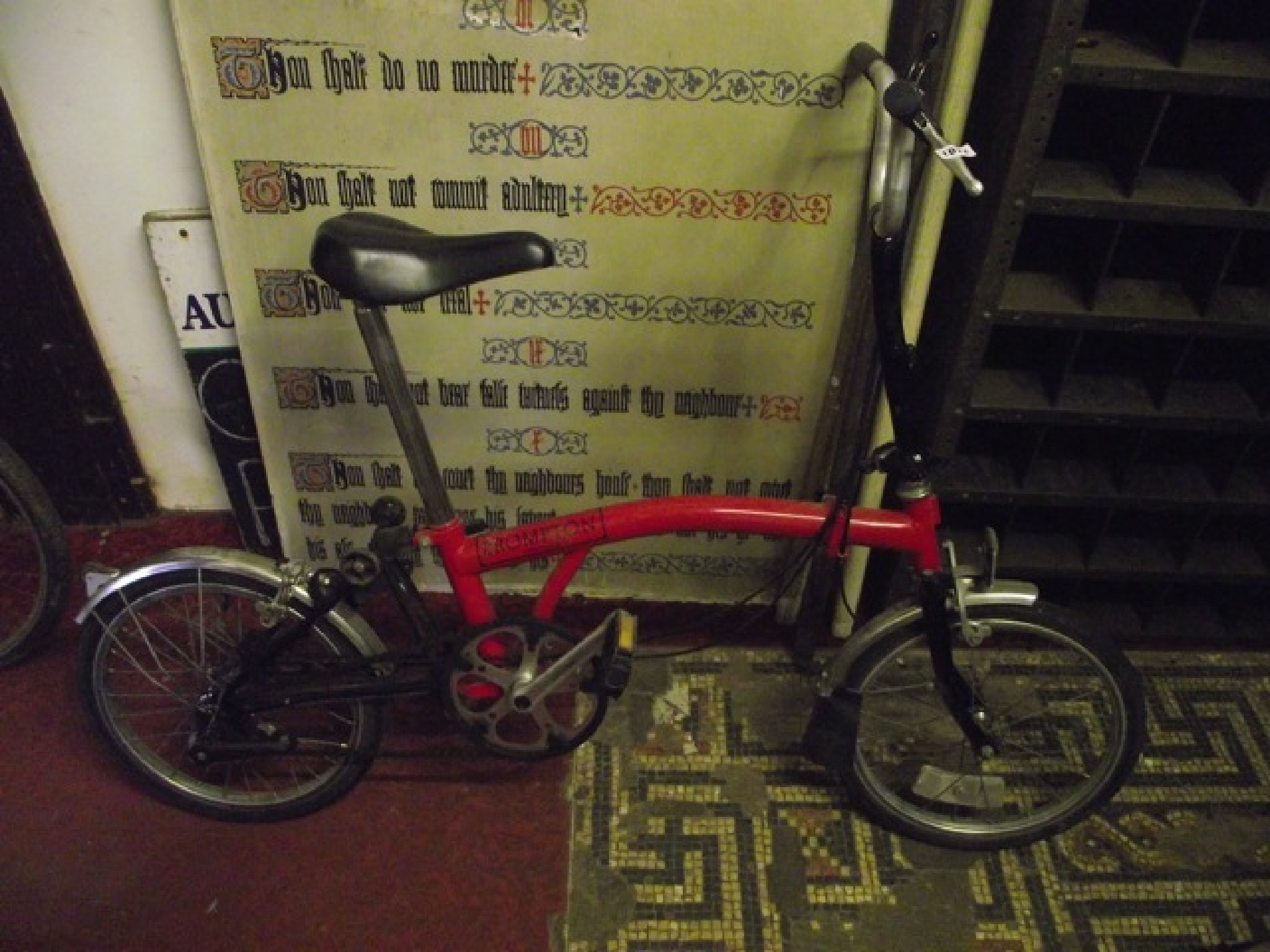 Appraisal: A Brompton folding bicycle with Sturmey Archer three speed frame